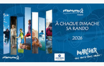 CALENDRIER  " À CHAQUE DIMANCHE SA RANDO  "