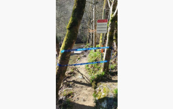 FERMETURE DE DEUX RANDONNEES ENTRE NAUCELLE ET SAUVETERRE